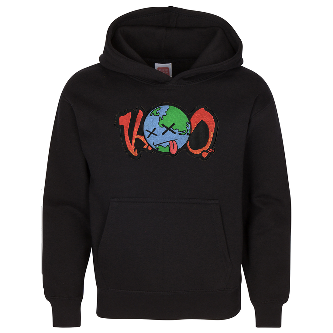 Knockout Patch Hoodie - Black - Urban Nomad Apparel