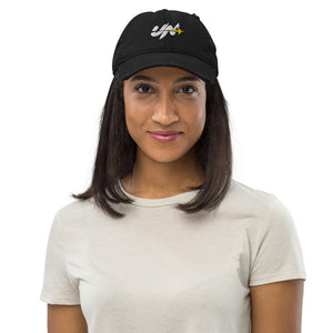 Fly Like A Nomad Distressed Dad Hat - Black - Urban Nomad Apparel