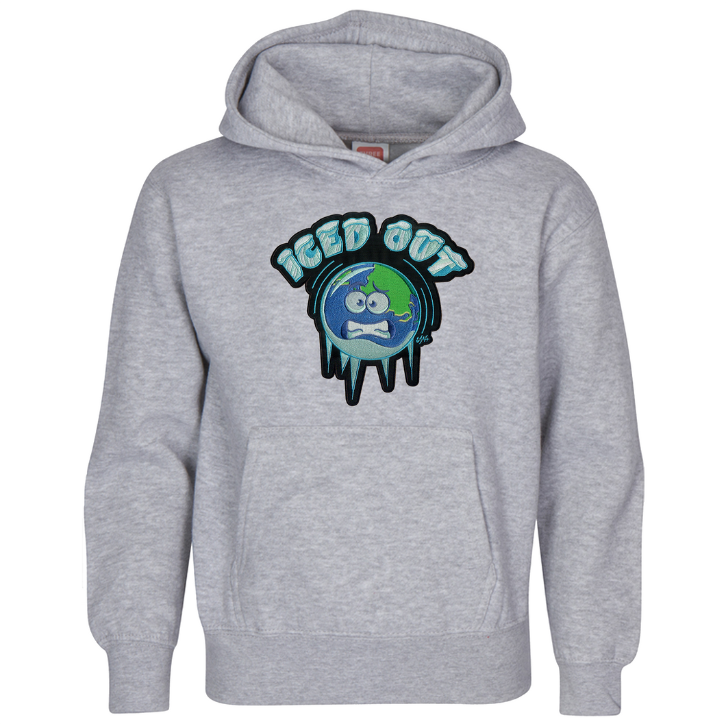 Iced Out Patch Hoodie - Gray - Urban Nomad Apparel