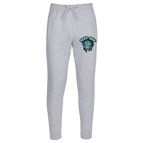 Iced Out Patch Joggers - Gray - Urban Nomad Apparel