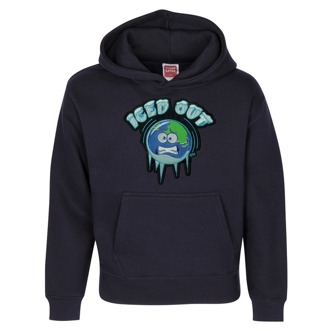 Iced Out Patch Hoodie - Navy - Urban Nomad Apparel
