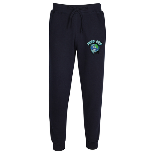 Iced Out Patch Joggers - Navy - Urban Nomad Apparel