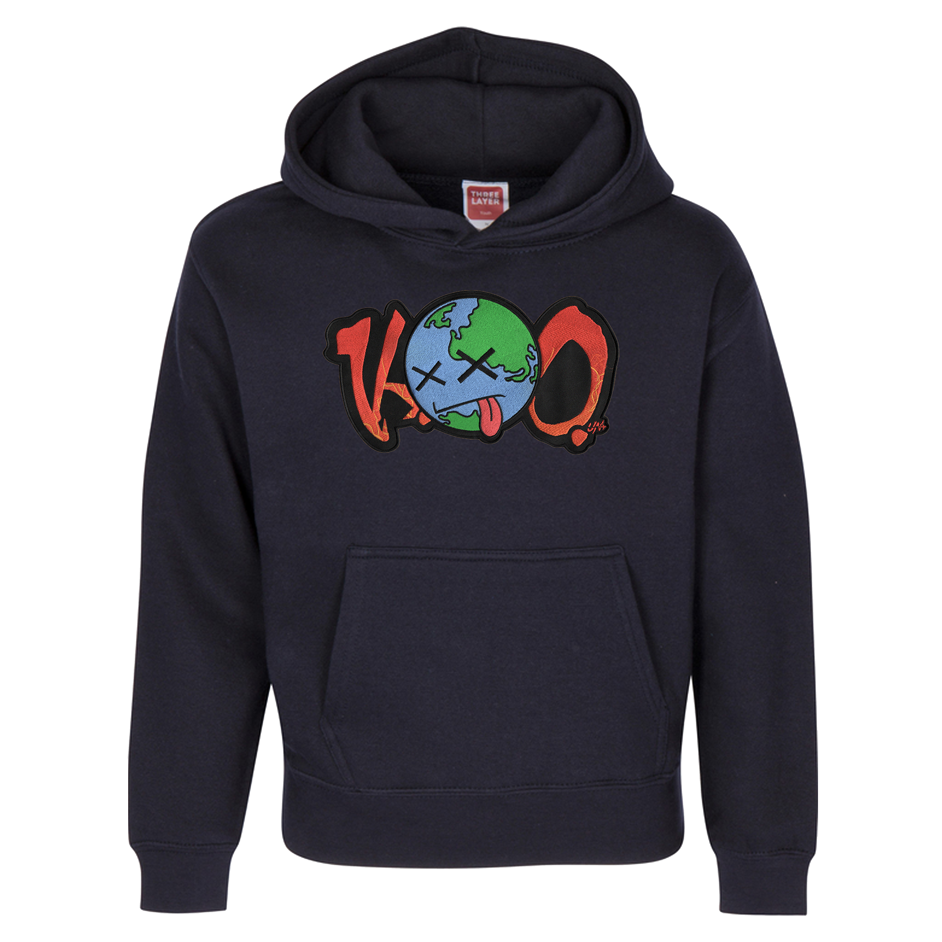 Knockout Patch Hoodie - Navy – Urban Nomad Apparel
