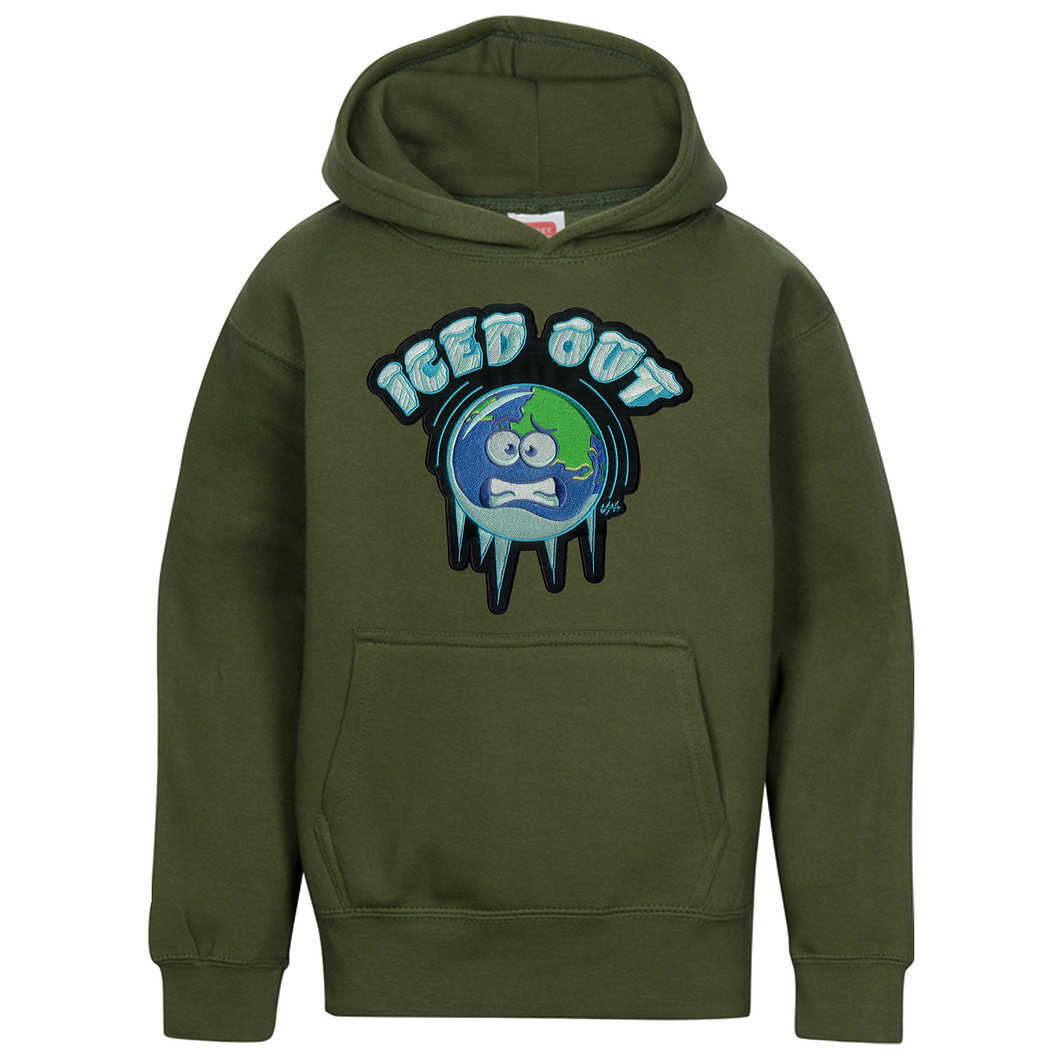 Iced Out Patch Hoodie - Olive - Urban Nomad Apparel