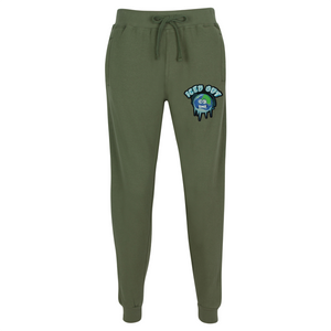 Iced Out Patch Joggers - Olive - Urban Nomad Apparel