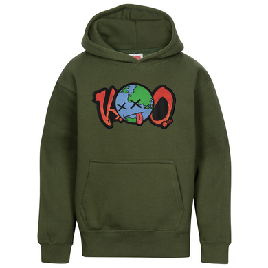 Knockout Patch Hoodie - Olive - Urban Nomad Apparel
