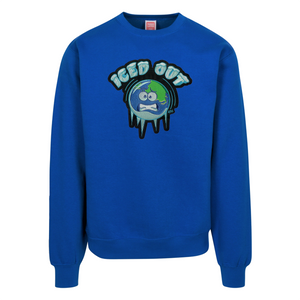 Iced Out Patch Sweatshirt - Royal Blue - Urban Nomad Apparel