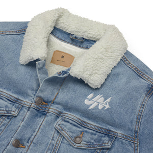 "Head In The Clouds" Denim Sherpa Jacket - Urban Nomad Apparel
